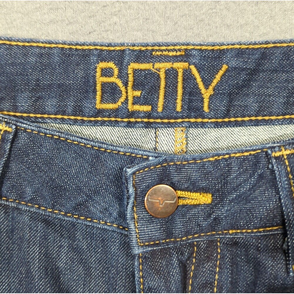 Kimes Ranch Jeans Women's 14x32 Blue Betty Mid Rise Boot Denim Western Cowgirl